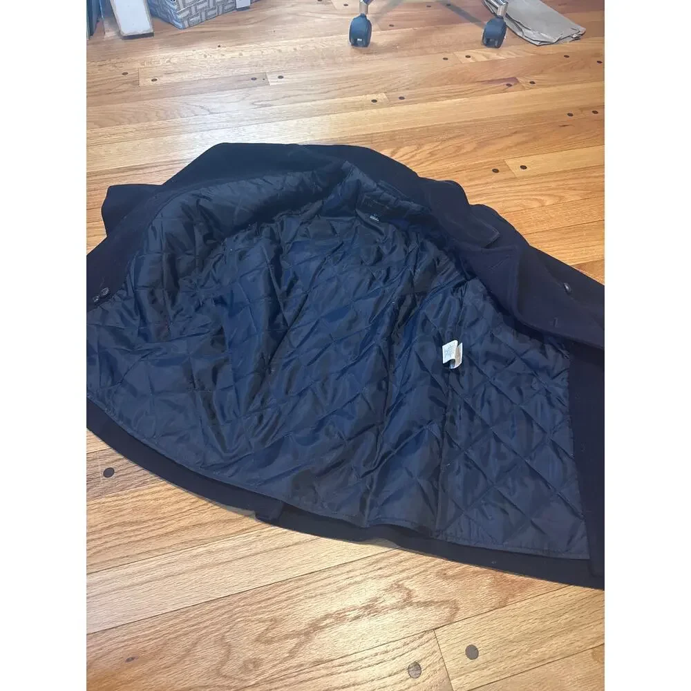 S Rothschild John John Wool Blend Winter Coat Boys 4T Navy Dress Jacket